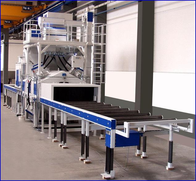 辊道通过式抛丸清理机